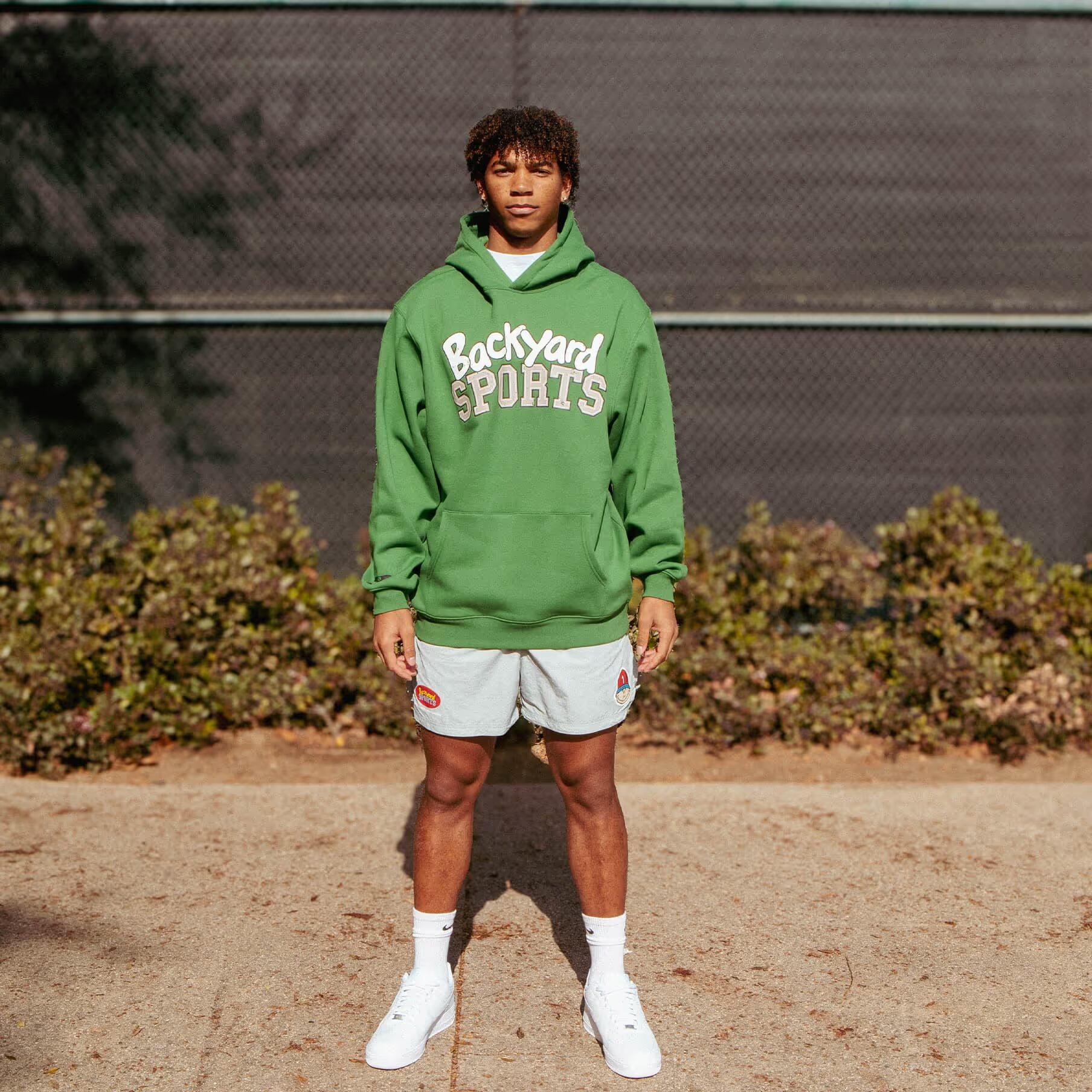 Driveway Paradise performance clothing worn outside