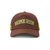 HOME RUN RUNNING HAT - BROWN